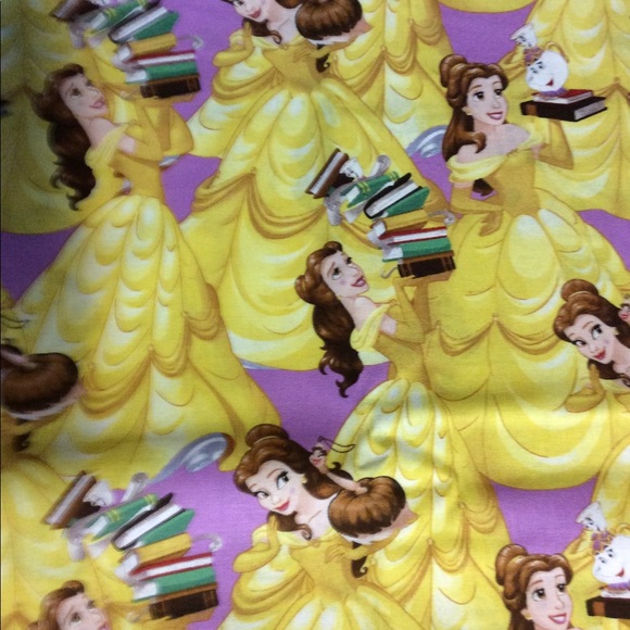 Disney Other Belle Beauty Beast Disney Fabric Fq Poshmark Disney Other Belle Beauty Beast Disney Fabric Fq Poshmark